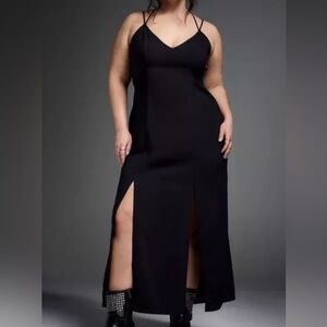 Torrid Black Strappy Maxi Dress